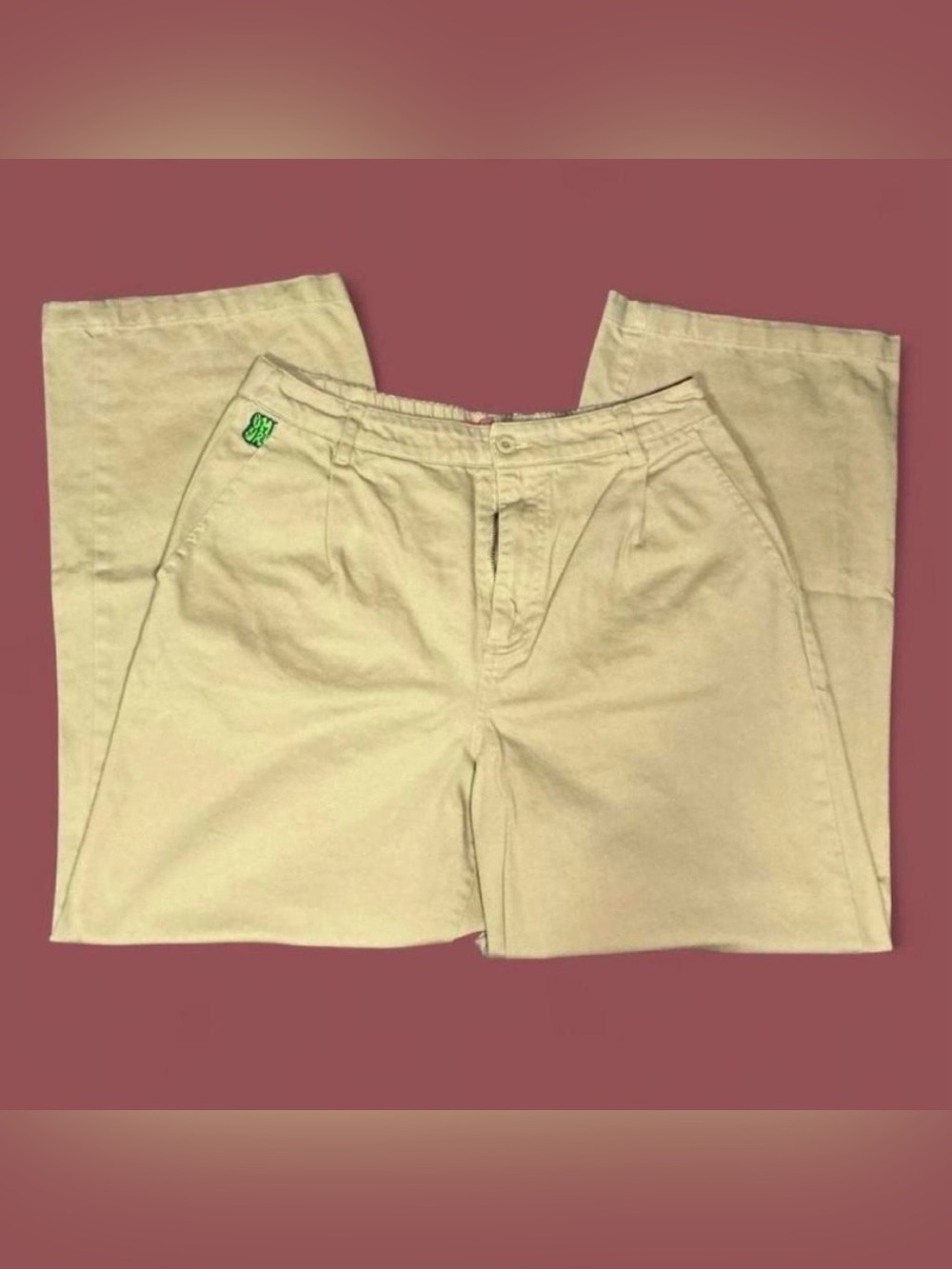 Empyre Men's Light Khaki Cotton Chino Pants